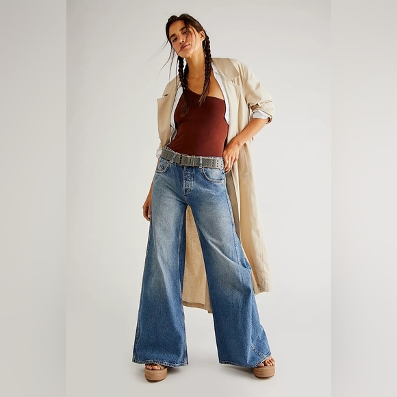 NWOT free people lovefool low rise jeans (30) - Picture 1 of 7